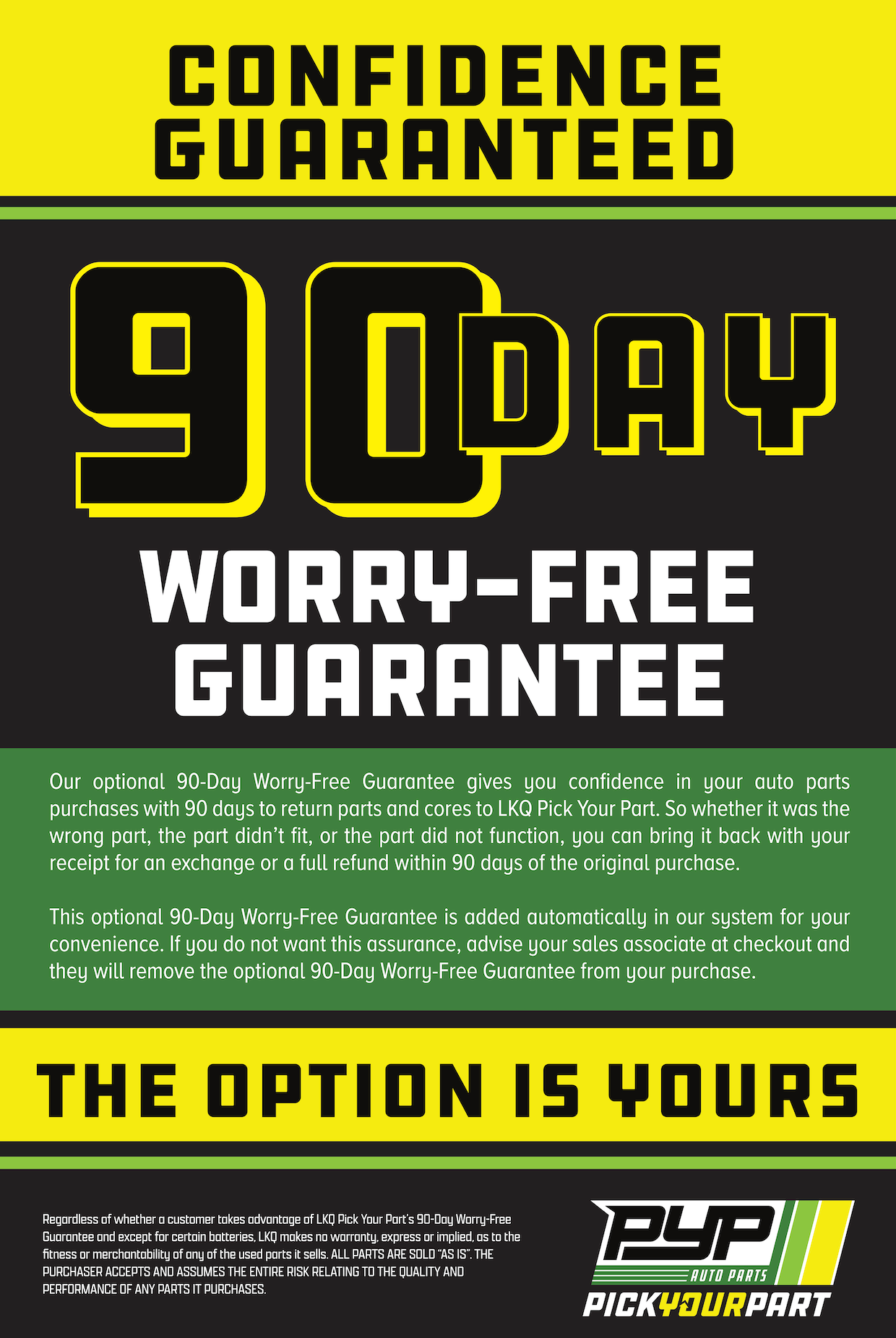 PYP - 90 Day Guarantee