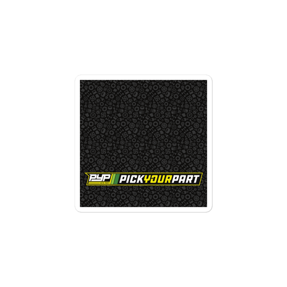 PYP Retail Bubble-free stickers